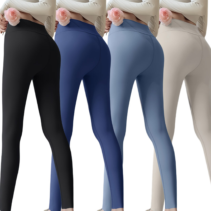 Yoga Fitness Pants - เซ็กซี่ ซัมเมอร์ ฮอตเซลล์ โยคะเลกกิ้งเอวสูง ระบายอากาศได้ดี แห้งเร็ว