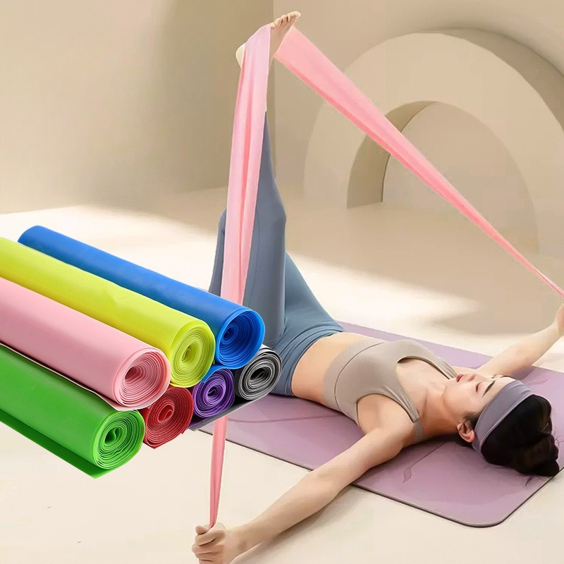 Yoga Health & Fitness Centre - ยางยืดออกกำลังกายแบบไม่ลื่น พรีเมียม ลาเท็กซ์ สำหรับโยคะ ฟิตเนส ยืดกล้ามเนื้อทั่วร่างกาย