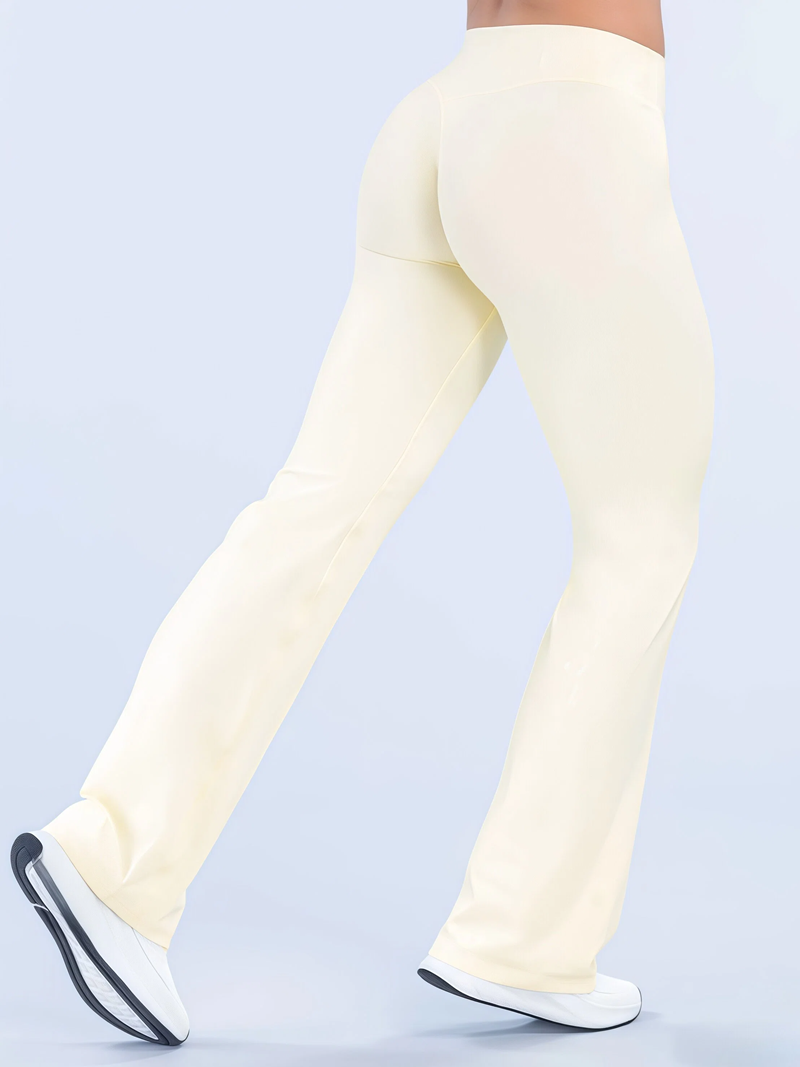 Yoga Fitness Pants - กางเกงฟิตเนสทรงบาน HISTELLO สำหรับผู้หญิง ยกกระชับสะโพก เหมาะสำหรับออกกำลังกาย โยคะ