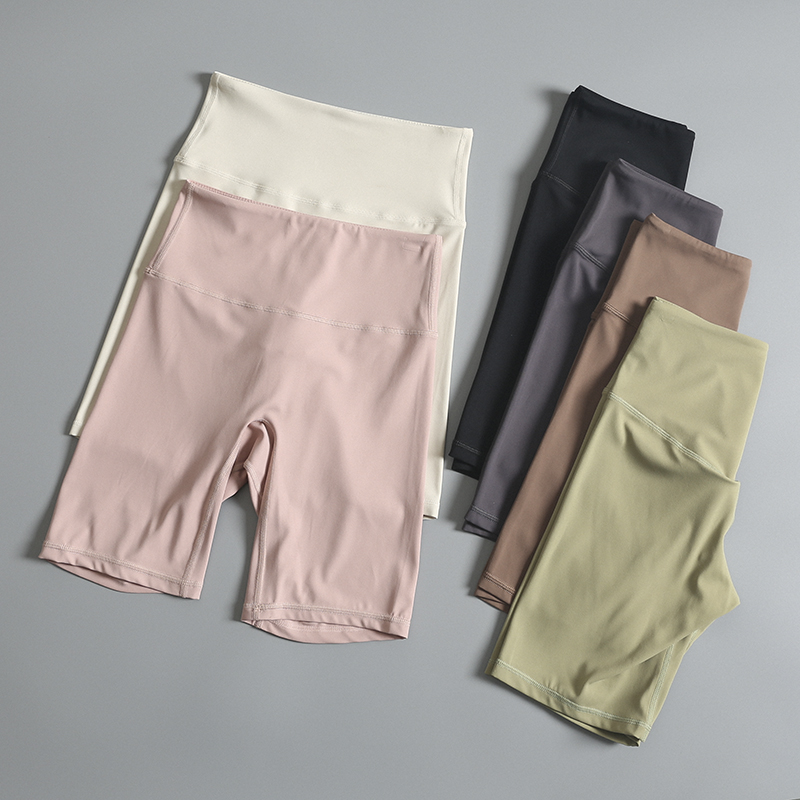 Yoga Fitness Pants - กางเกงขาสั้นกีฬาเอวสูงสำหรับผู้หญิง ระบายอากาศ แห้งเร็ว เหมาะสำหรับโยคะ ฟิตเนส กางเกงรัดรูป