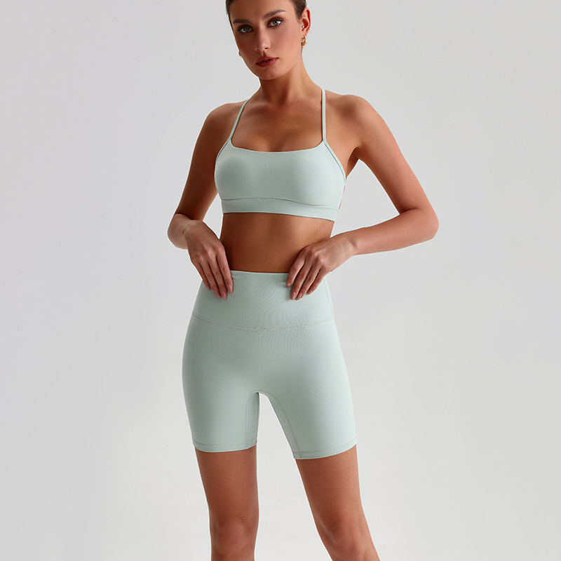 Yoga Fitness Kleidung - สีทึบ High Impact Solid GYM ชุดโยคะแน่น