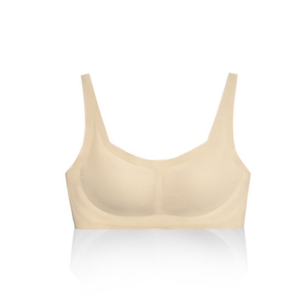 บราไร้ตะเข็บสีพื้นแบบดันทรง ชุ - Yoga Fitness Girl บทวิจารณ์และราคา