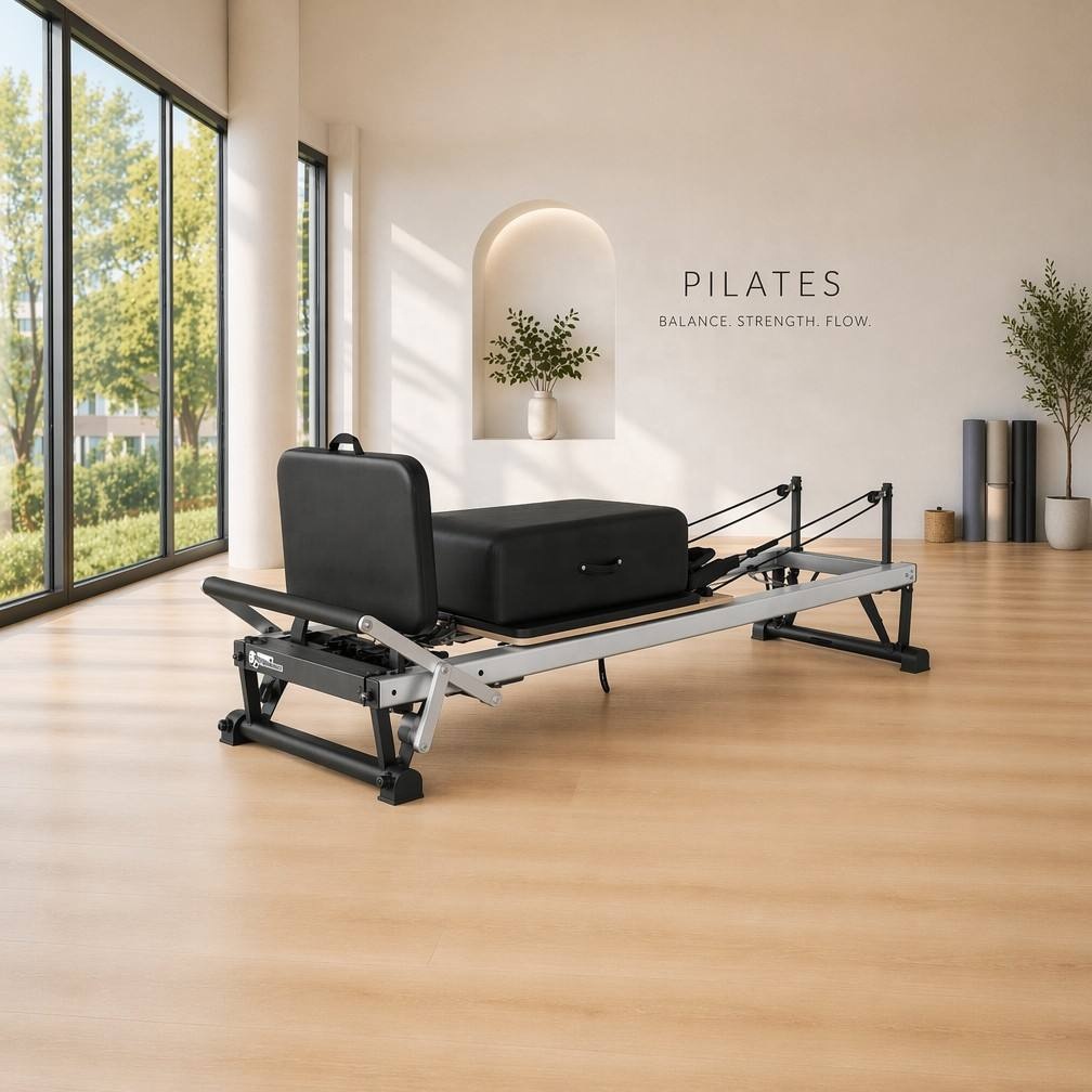 เตียงพิลาทิส รุ่นใหม่ ดีไซน์ทั - Yoga Fitness Reformer บทวิจารณ์และราคา