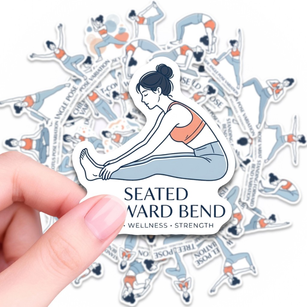 สติกเกอร์ท่าโยคะ 50 ชิ้น, สติก - Yoga And Fitness Studio บทวิจารณ์และราคา