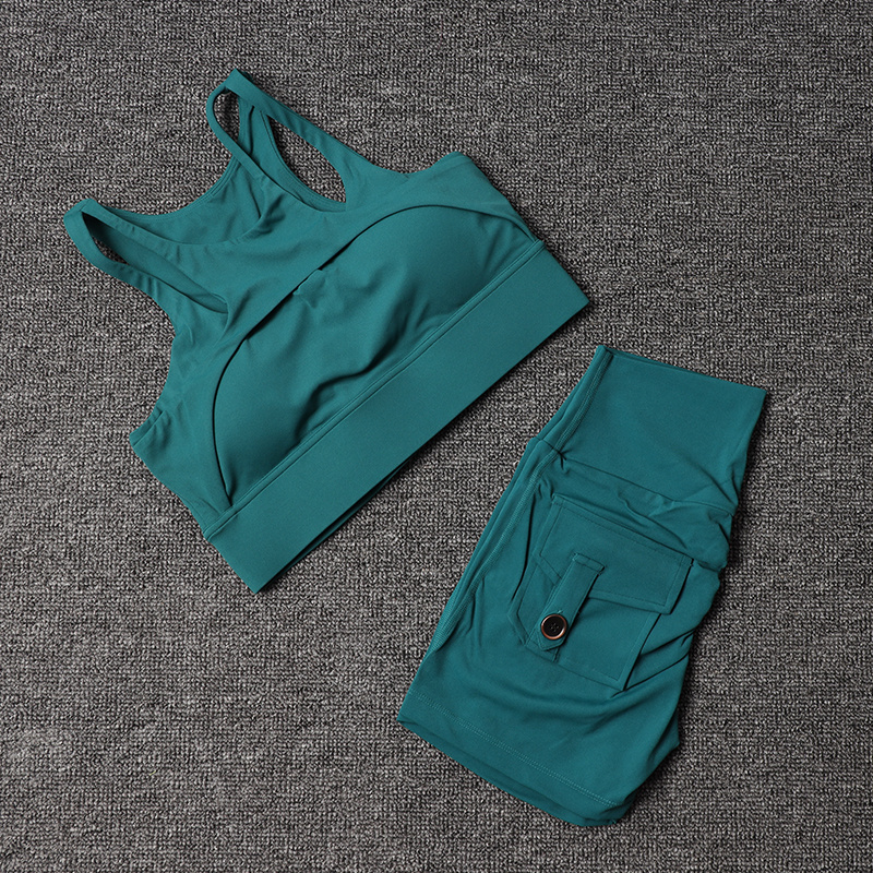 กางเกงขาสั้นออกกําลังกายชุดโยค - Yoga Fitness Kleidung บทวิจารณ์และราคา