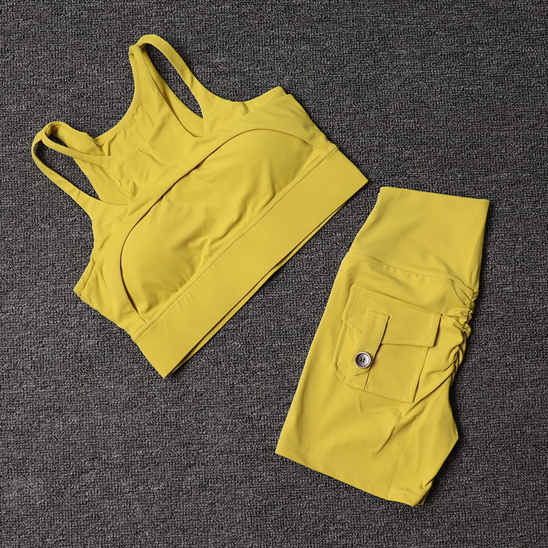 กางเกงขาสั้นออกกําลังกายชุดโยค - Yoga Fitness Kleidung บทวิจารณ์และราคา