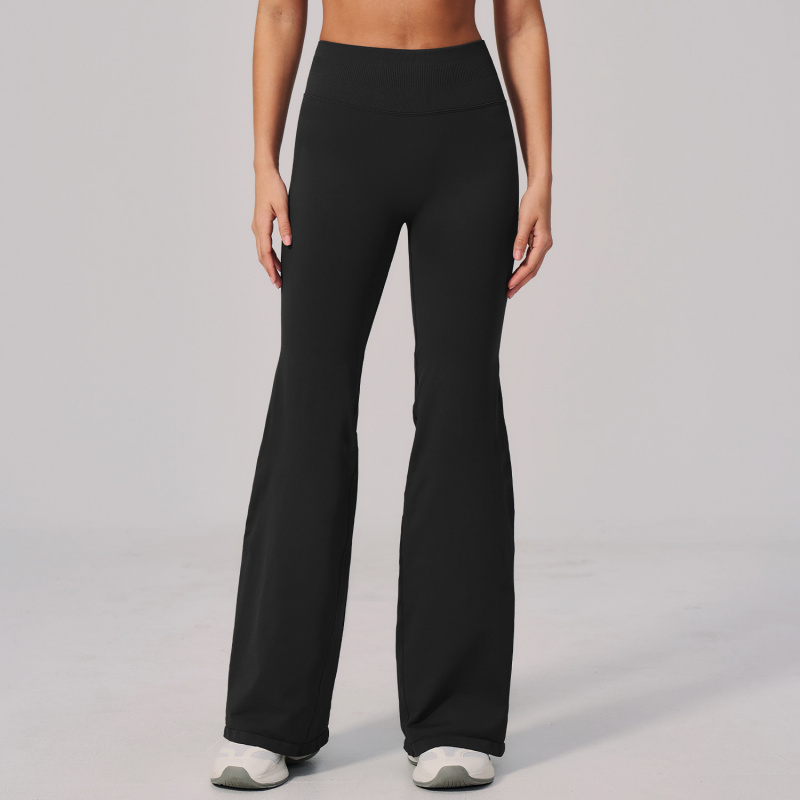 กางเกงโยคะเอวสูงทรงขากว้างสำหร - Yoga Fitness Pants บทวิจารณ์และราคา