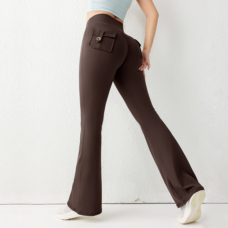 สีทึบ Butt Lifting Gym ฟิตเนสก - Yoga Fitness Pants บทวิจารณ์และราคา