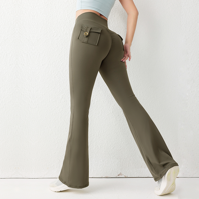 สีทึบ Butt Lifting Gym ฟิตเนสก - Yoga Fitness Pants บทวิจารณ์และราคา