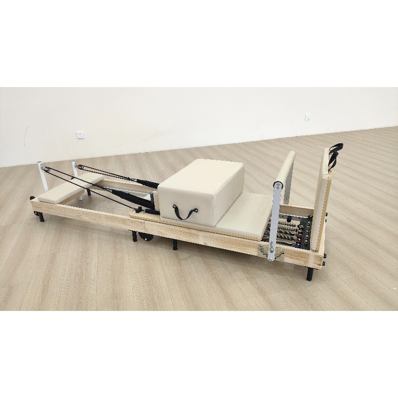 เตียงพับไม้โอ๊คสำหรับฝึกโยคะที - Yoga Fitness Reformer บทวิจารณ์และราคา