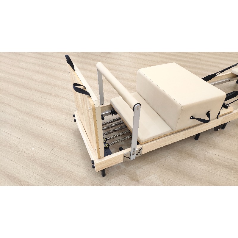 เตียงพับไม้โอ๊คสำหรับฝึกโยคะที - Yoga Fitness Reformer บทวิจารณ์และราคา