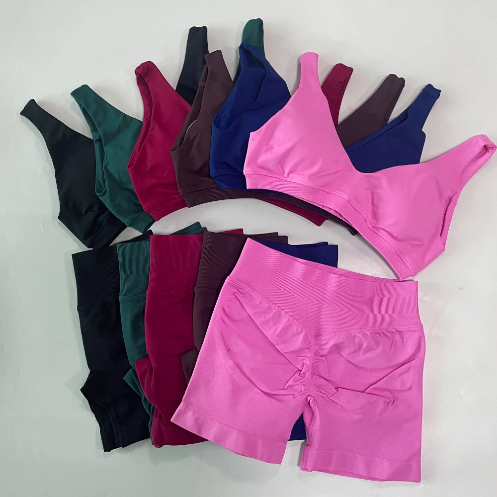 ชุดโยคะไร้รอยต่อ 2 ชิ้น เสื้อช - Yoga Fitness Kleidung บทวิจารณ์และราคา