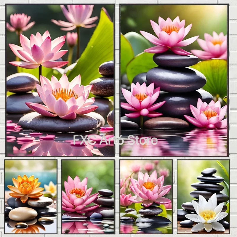 ภาพพิมพ์บนผ้าใบลายดอกซากุระ ดอ - Yoga And Fitness Studio บทวิจารณ์และราคา