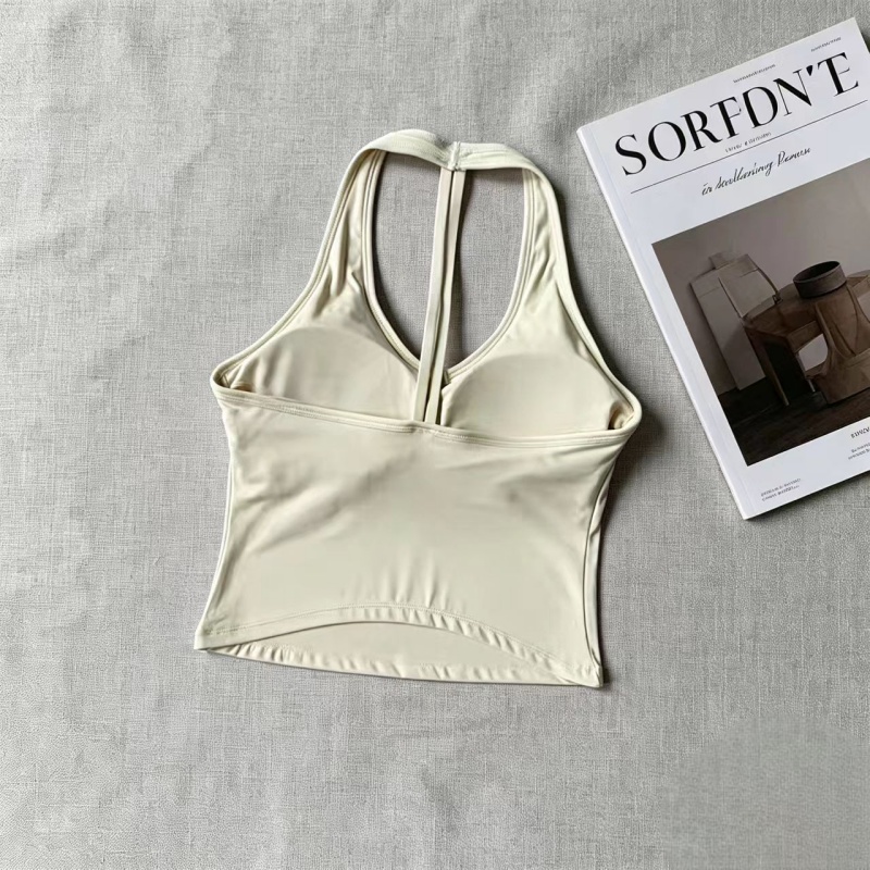 เสื้อกล้ามโยคะคอวีแบบผูกคอและส - Yoga And Fitness Studio บทวิจารณ์และราคา