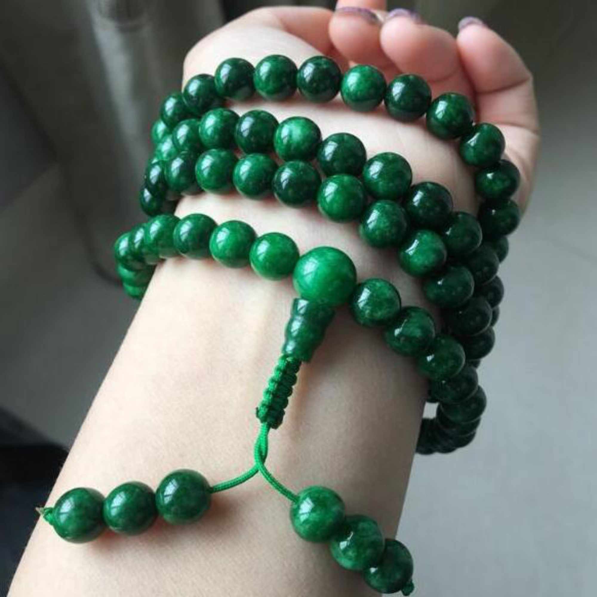 สร้อยข้อมือสร้อยคอลูกปัดหยกสีเ - Yoga Health & Fitness Centre บทวิจารณ์และราคา