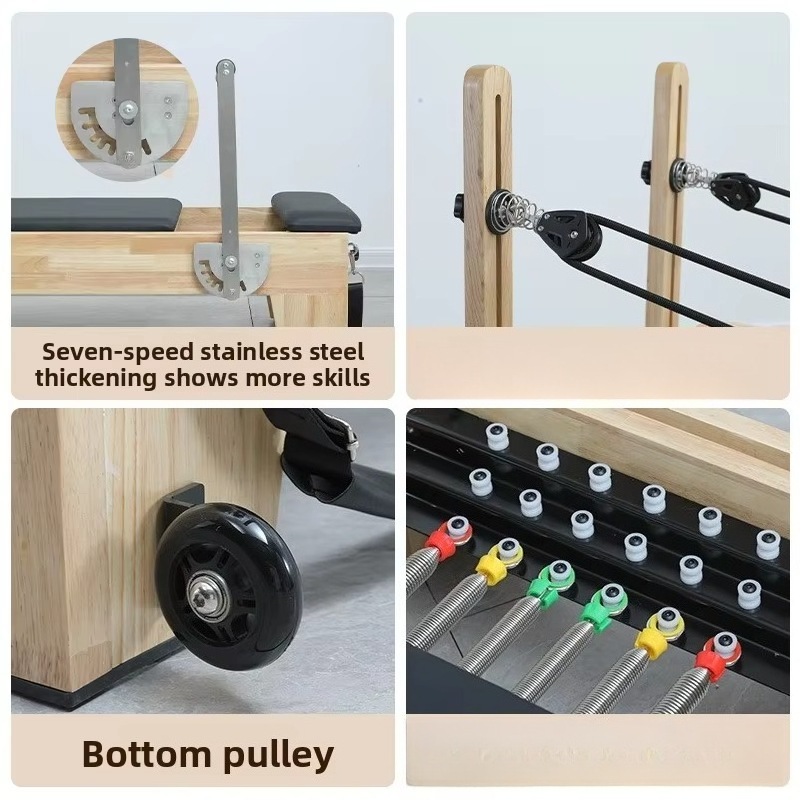 เตียงพิลาทิสเรฟอร์มเมอร์ไม้เมเ - Yoga Fitness Reformer บทวิจารณ์และราคา
