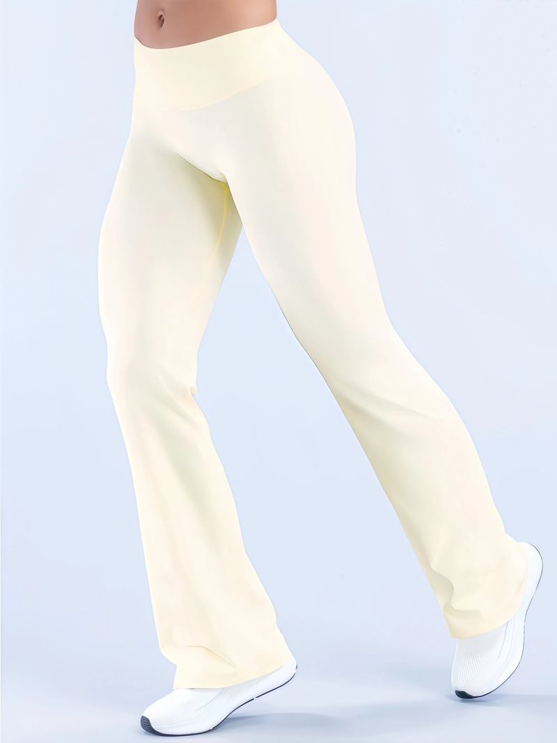กางเกงฟิตเนสทรงบาน HISTELLO สำ - Yoga Fitness Pants บทวิจารณ์และราคา