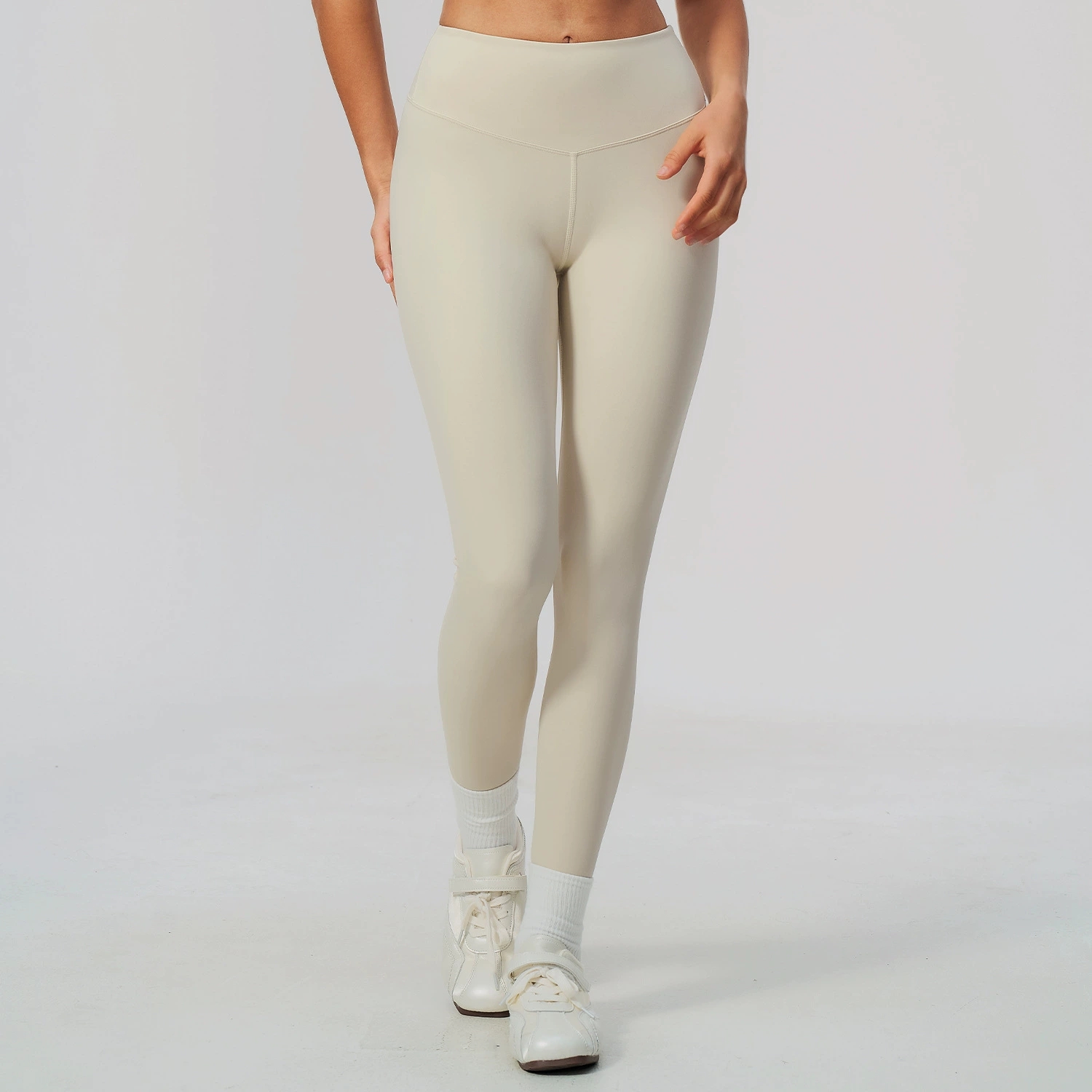 กางเกงโยคะสีพื้นสำหรับผู้หญิง  - Yoga Fitness Pants บทวิจารณ์และราคา