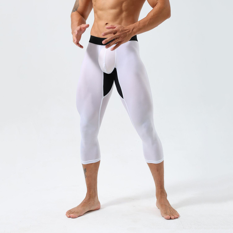 กางเกงรัดรูปเอวสูงสำหรับผู้ชาย - Yoga Fitness Pants บทวิจารณ์และราคา