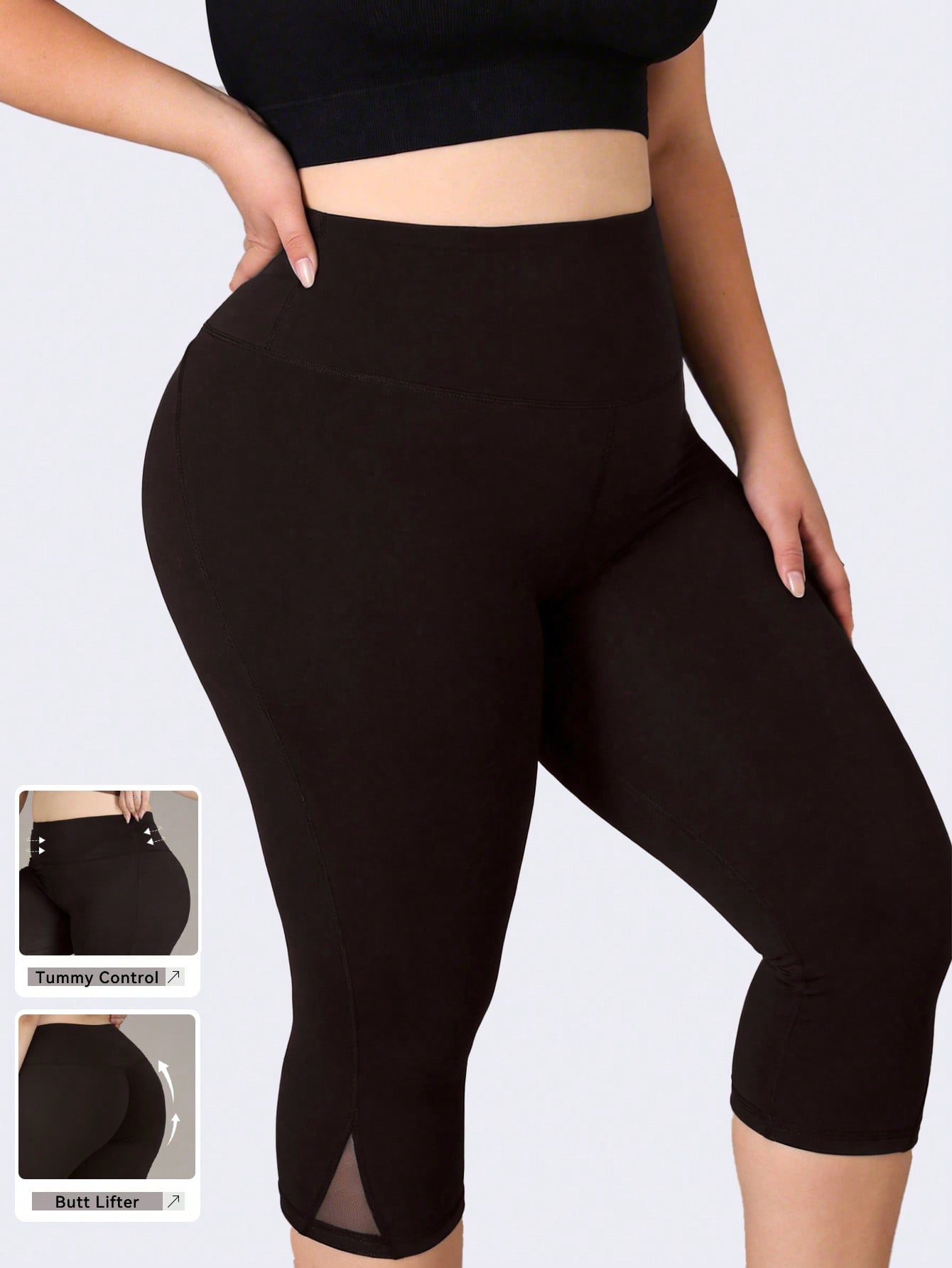 เลกกิ้งออกกำลังกายไซส์ใหญ่สำหร - Yoga Fitness Pants บทวิจารณ์และราคา