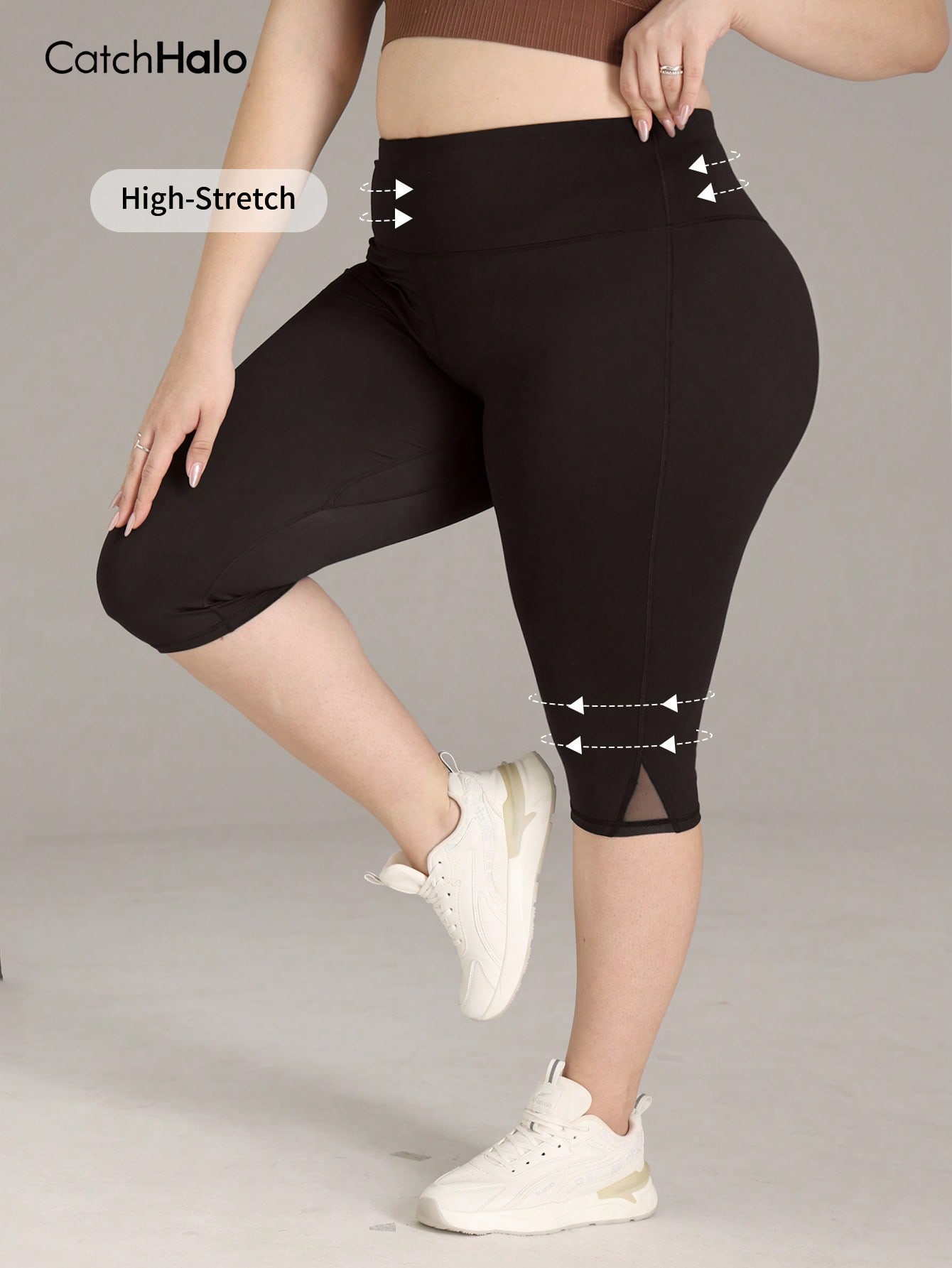 เลกกิ้งออกกำลังกายไซส์ใหญ่สำหร - Yoga Fitness Pants บทวิจารณ์และราคา