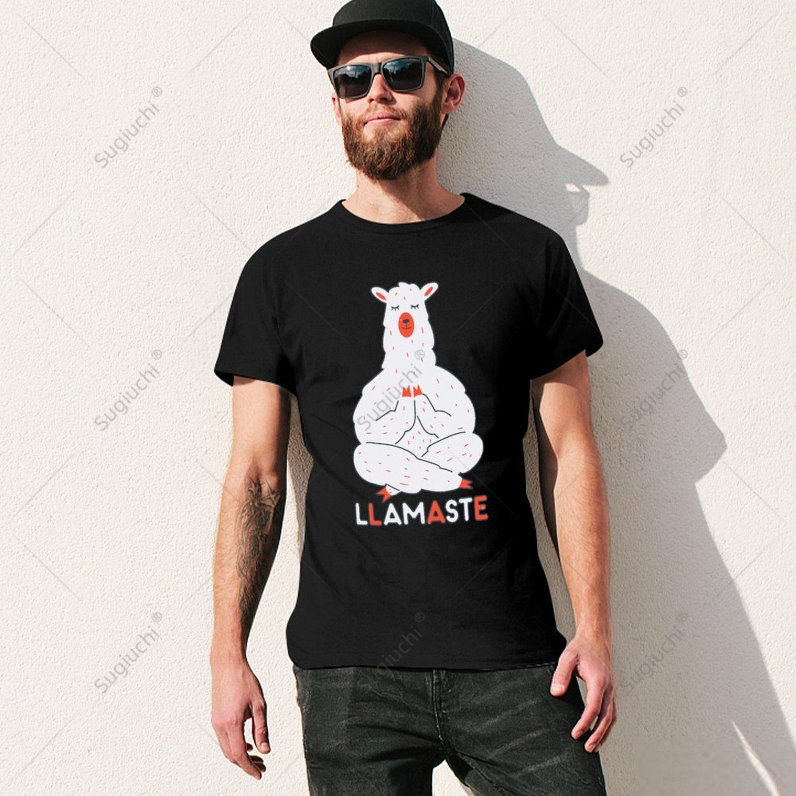 เสื้อยืดลายลามะสุดฮา สไตล์เซน  - Yoga Fitness Gifts บทวิจารณ์และราคา