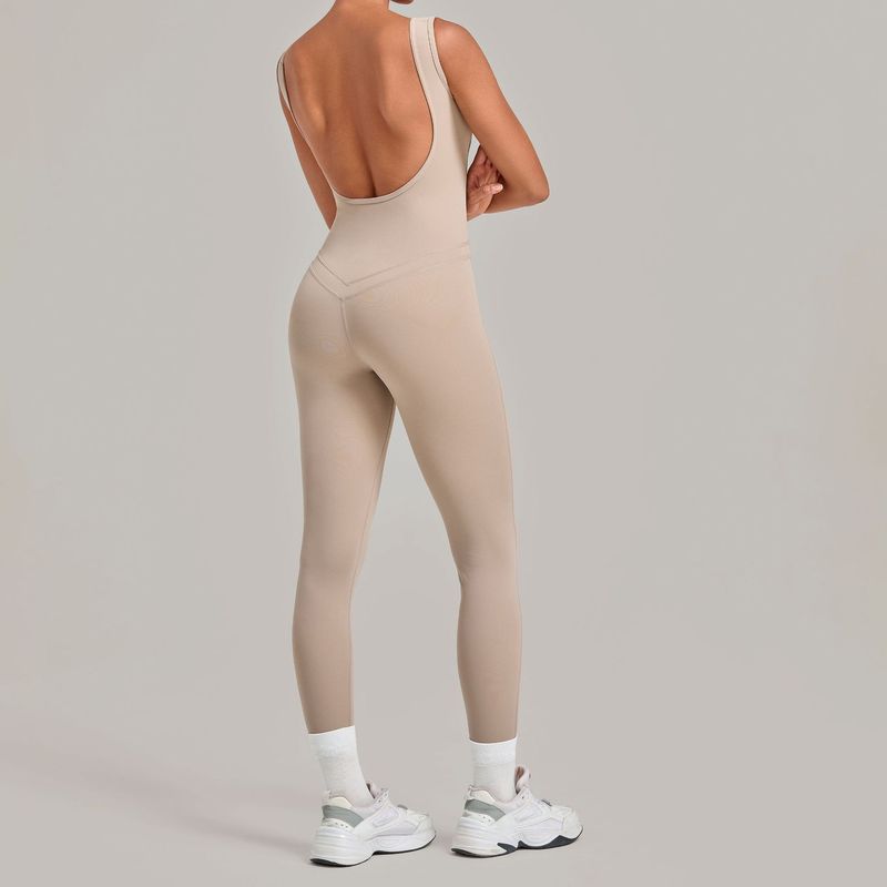 ชุดจั๊มสูทโยคะแบบเว้าหลังลึก ร - Yoga Fitness Wear บทวิจารณ์และราคา