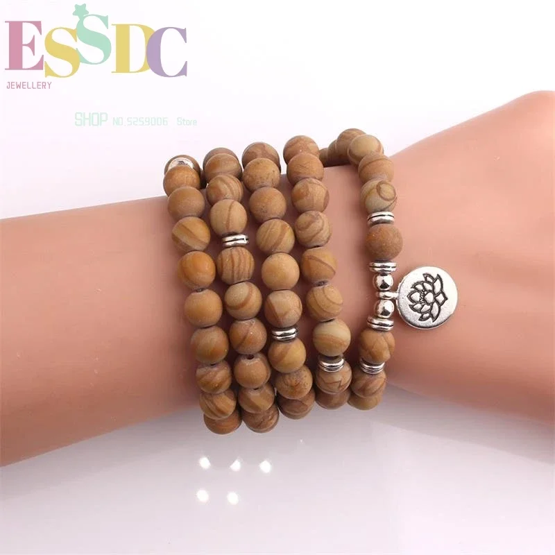สร้อยข้อมือหรือสร้อยคอเม็ดมาลา - Yoga Fitness Gifts บทวิจารณ์และราคา